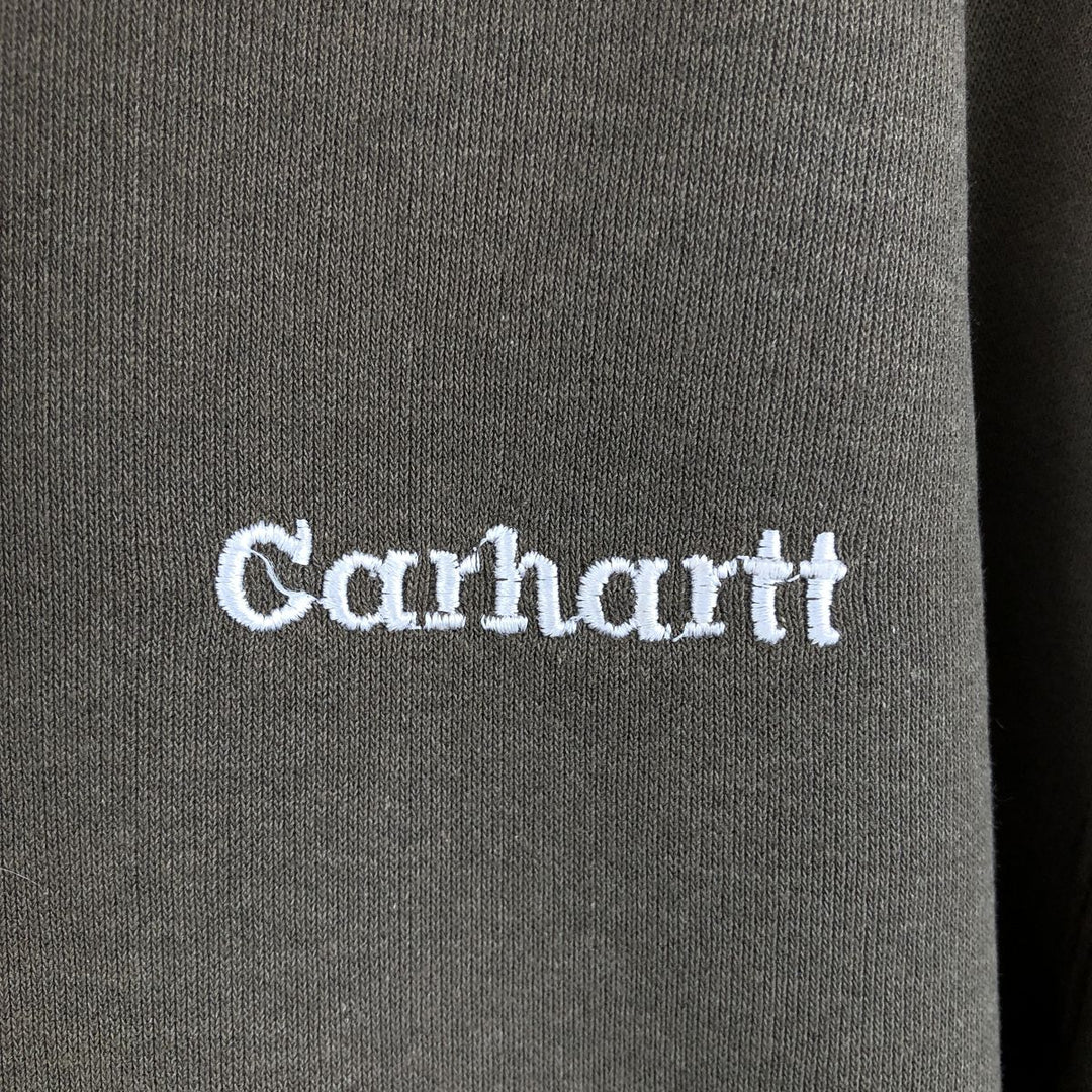 Carhartt Sweat Full Zip Hoodie Men's XL unclear brown type Vintage Second Hand