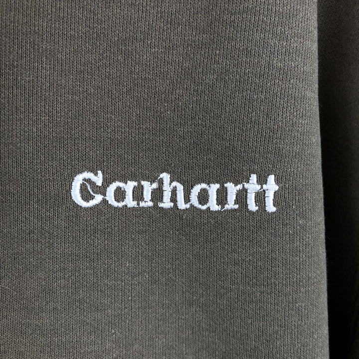 Carhartt Sweat Full Zip Hoodie Men's XL unclear brown type Vintage Second Hand