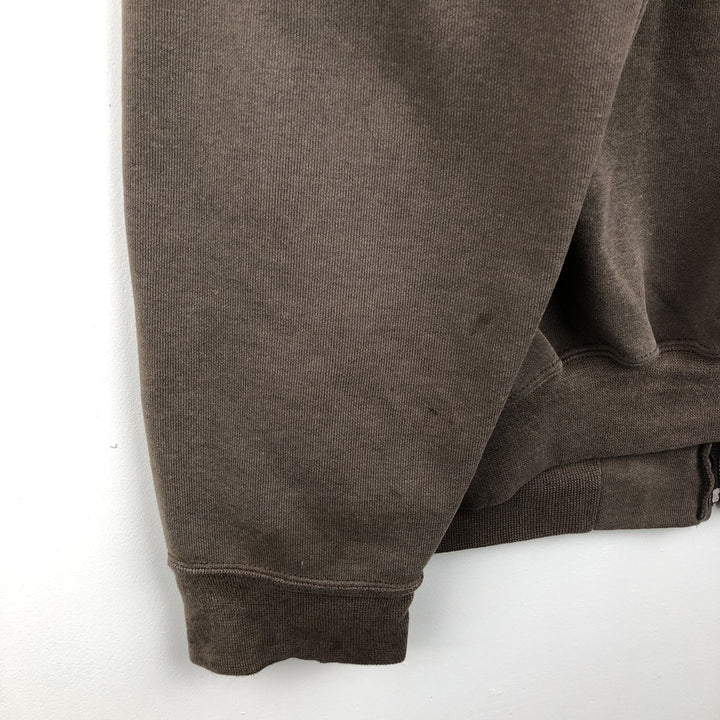 Carhartt Sweat Full Zip Hoodie Men's XL unclear brown type Vintage Second Hand