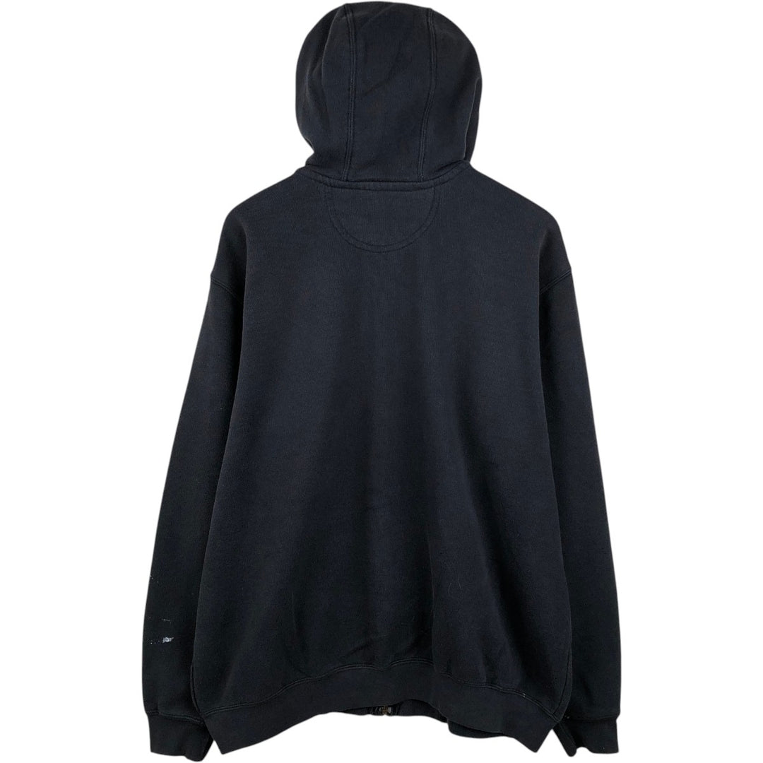 Carhartt ORIGINAL FIT Sweat Full Zip Hoodie, Men's L size cotton black type Vintage Second Hand