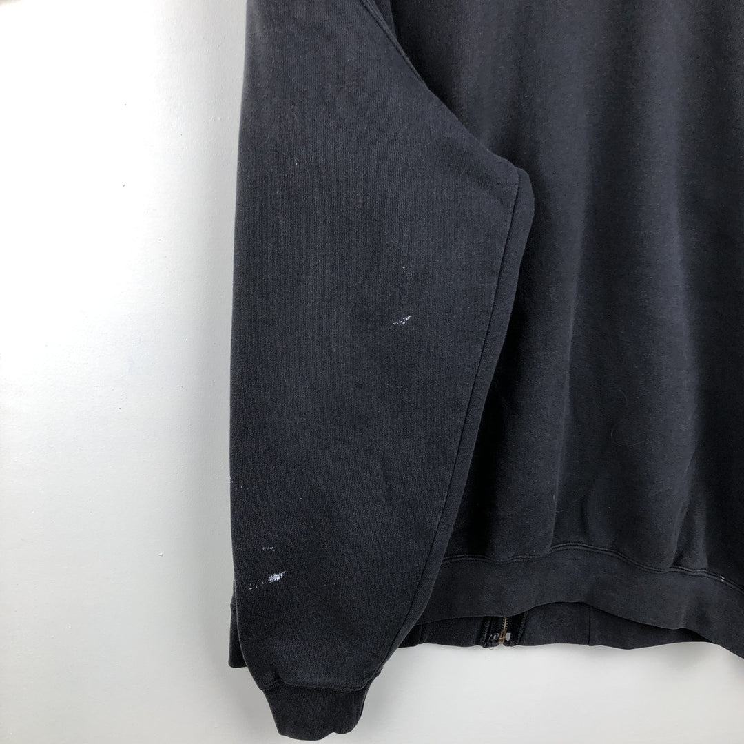 Carhartt ORIGINAL FIT Sweat Full Zip Hoodie, Men's L size cotton black type Vintage Second Hand
