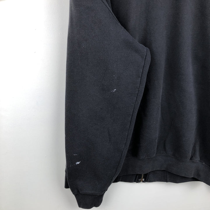 Carhartt ORIGINAL FIT Sweat Full Zip Hoodie, Men's L size cotton black type Vintage Second Hand