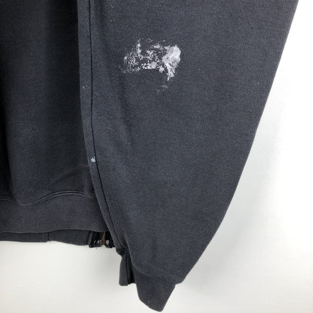 Carhartt ORIGINAL FIT Sweat Full Zip Hoodie, Men's L size cotton black type Vintage Second Hand
