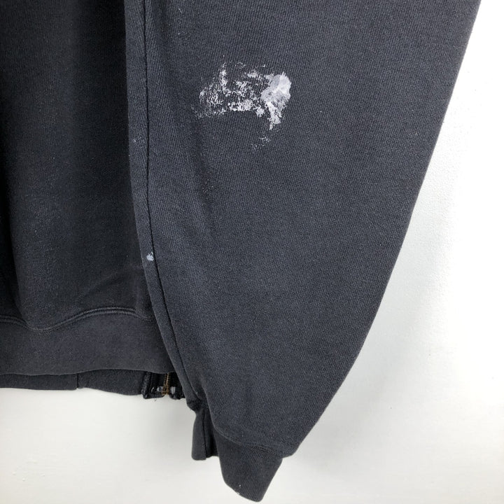 Carhartt ORIGINAL FIT Sweat Full Zip Hoodie, Men's L size cotton black type Vintage Second Hand