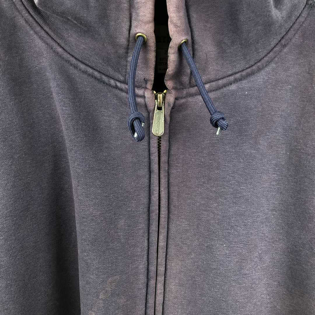 Carhartt Sweat Full Zip Hoodie Men's XXL cotton purple type Vintage Second Hand