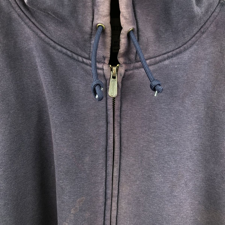 Carhartt Sweat Full Zip Hoodie Men's XXL cotton purple type Vintage Second Hand