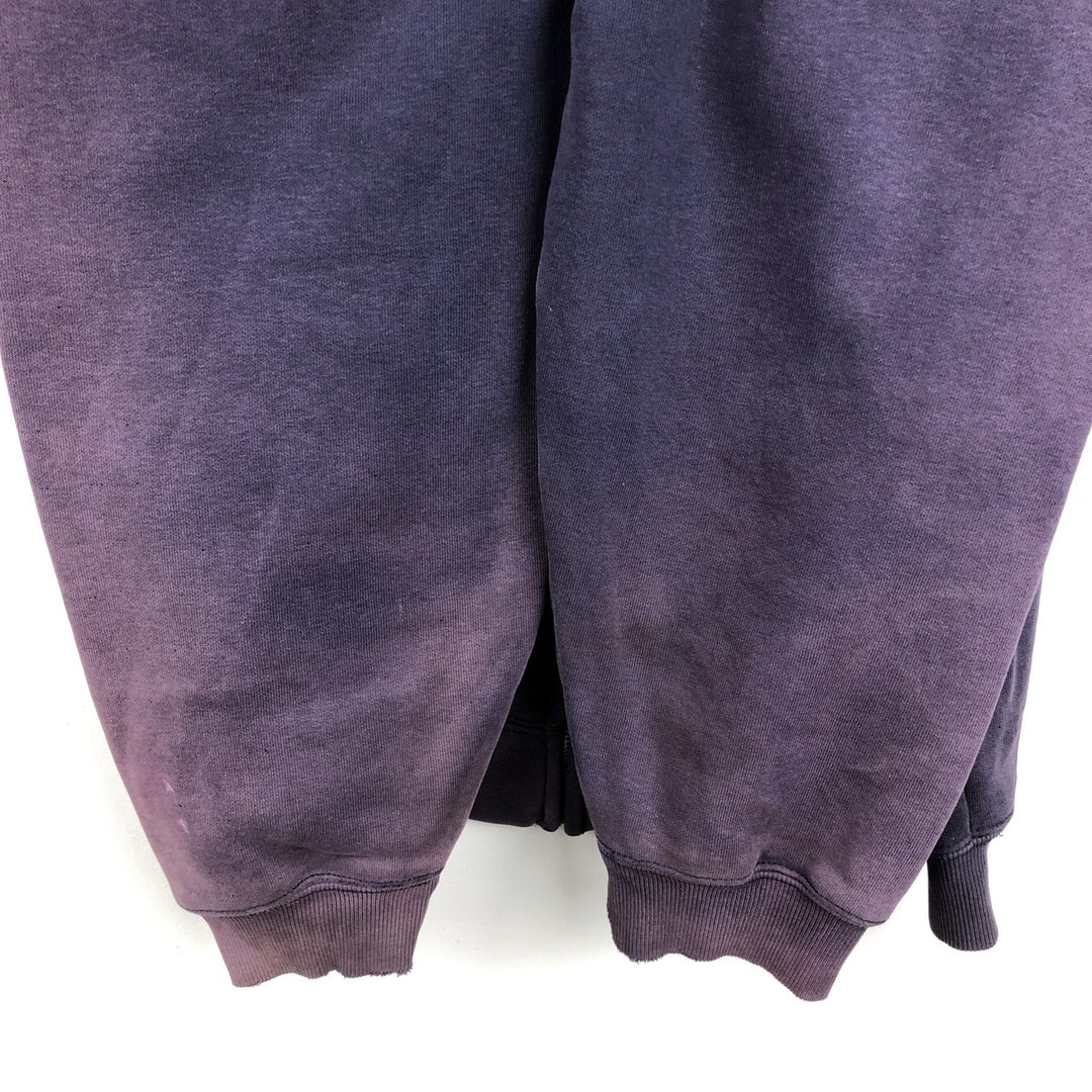 Carhartt Sweat Full Zip Hoodie Men's XXL cotton purple type Vintage Second Hand