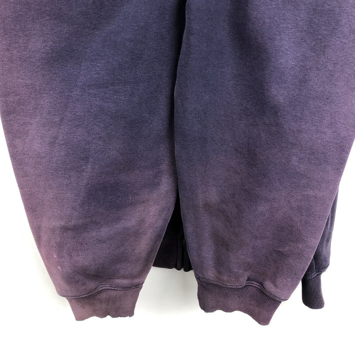 Carhartt Sweat Full Zip Hoodie Men's XXL cotton purple type Vintage Second Hand