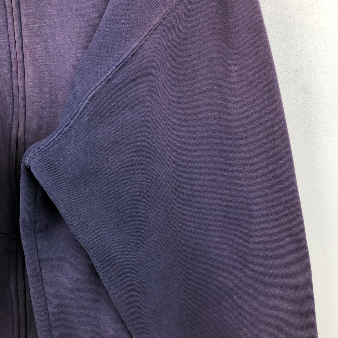 Carhartt Sweat Full Zip Hoodie Men's XXL cotton purple type Vintage Second Hand