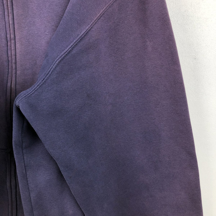 Carhartt Sweat Full Zip Hoodie Men's XXL cotton purple type Vintage Second Hand