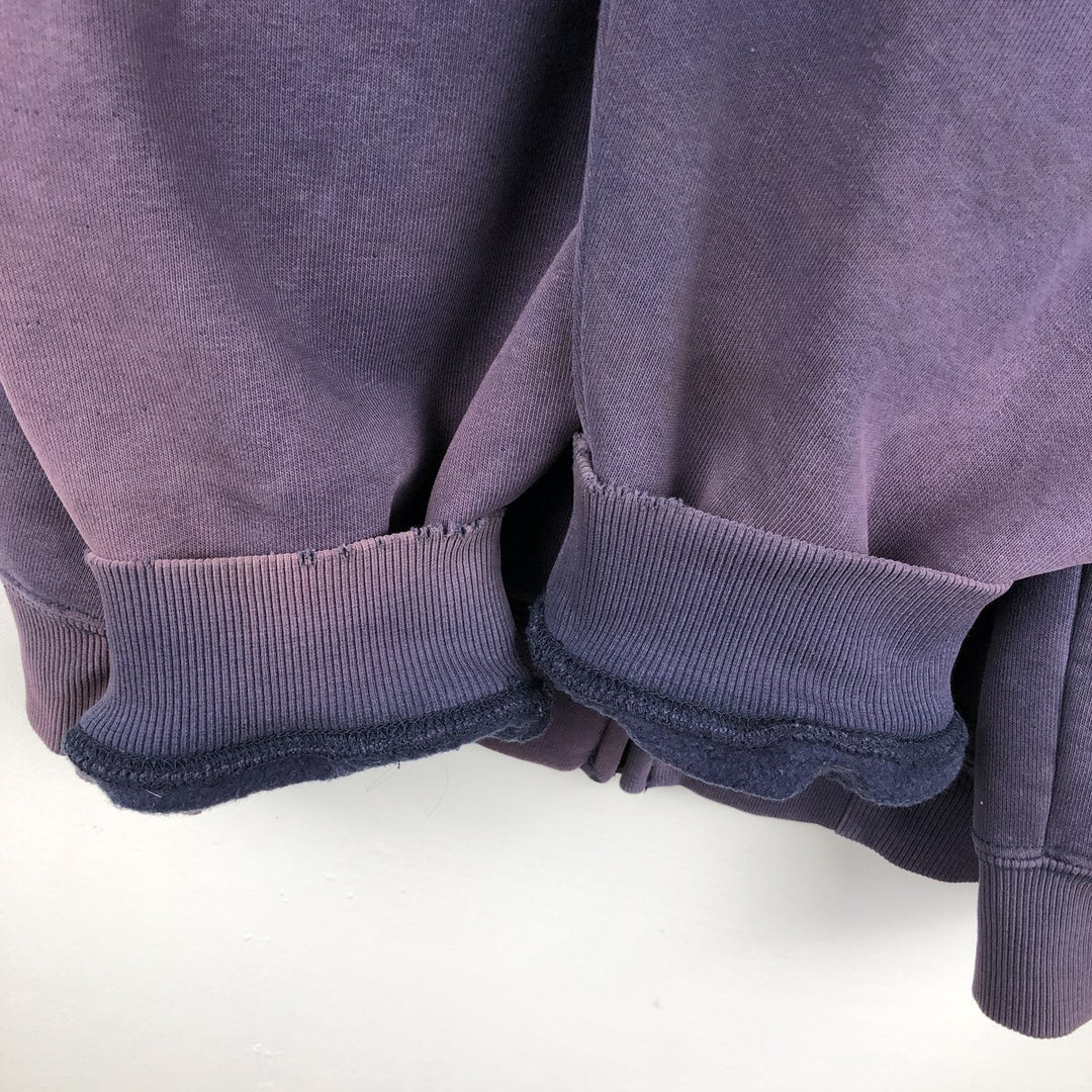 Carhartt Sweat Full Zip Hoodie Men's XXL cotton purple type Vintage Second Hand