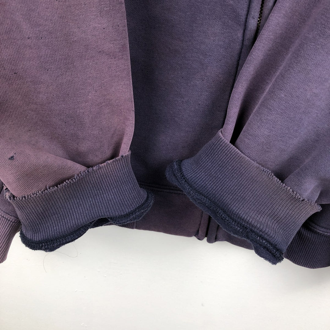 Carhartt Sweat Full Zip Hoodie Men's XXL cotton purple type Vintage Second Hand