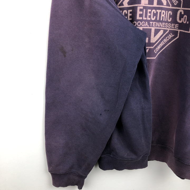 Carhartt Sweat Full Zip Hoodie Men's XXL cotton purple type Vintage Second Hand