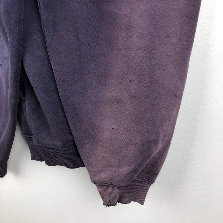 Carhartt Sweat Full Zip Hoodie Men's XXL cotton purple type Vintage Second Hand