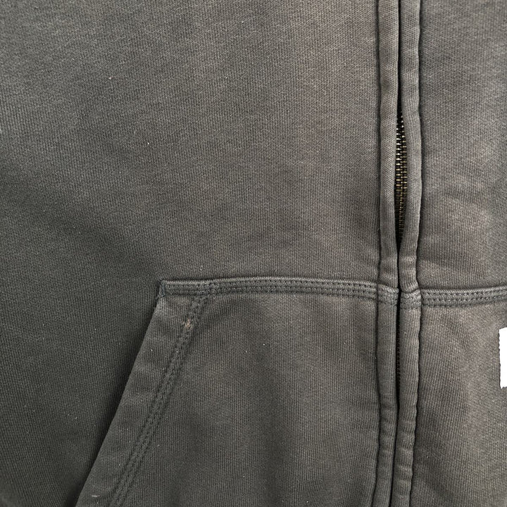 Carhartt Sweat Full Zip Hoodie, Men's S Size cotton green type Vintage Second Hand