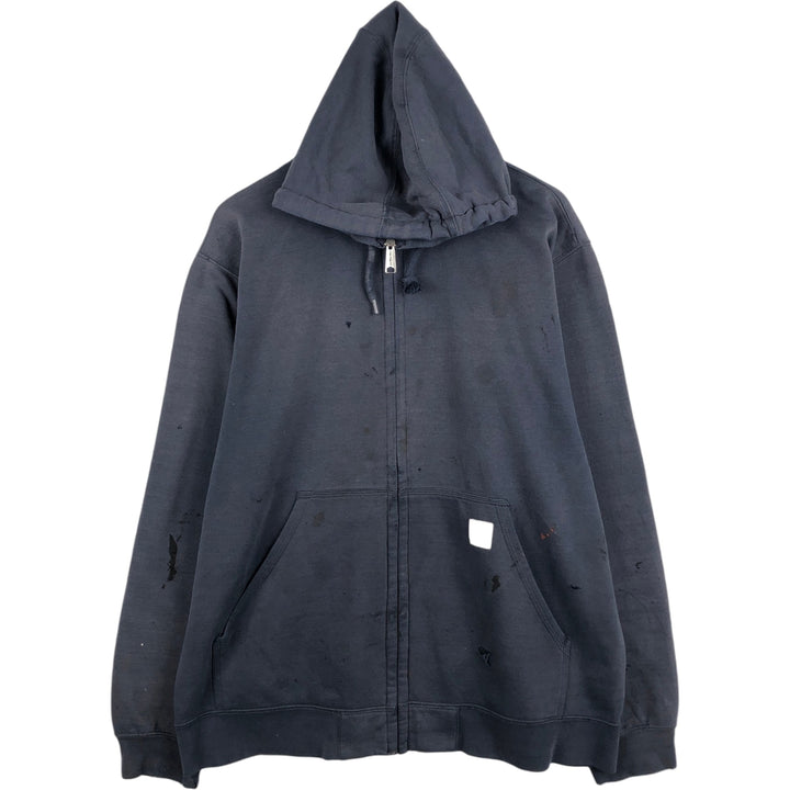 Carhartt Relaxed Fit Sweat Full Zip Hoodie, Men's XL unclear navy blue type Vintage Second Hand