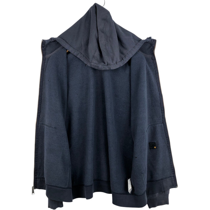Carhartt Relaxed Fit Sweat Full Zip Hoodie, Men's XL unclear navy blue type Vintage Second Hand
