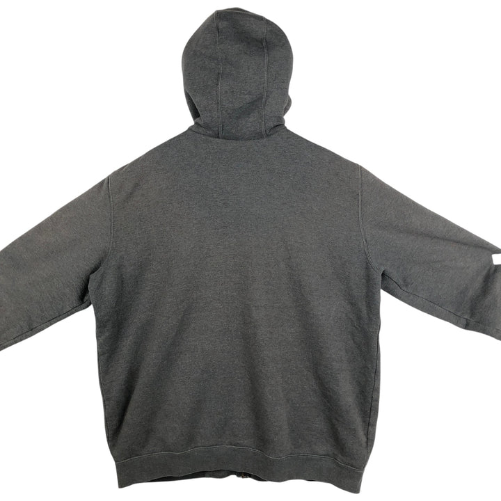 Carhartt Sweat Full Zip Hoodie Men's XXL cotton gray type Vintage Second Hand