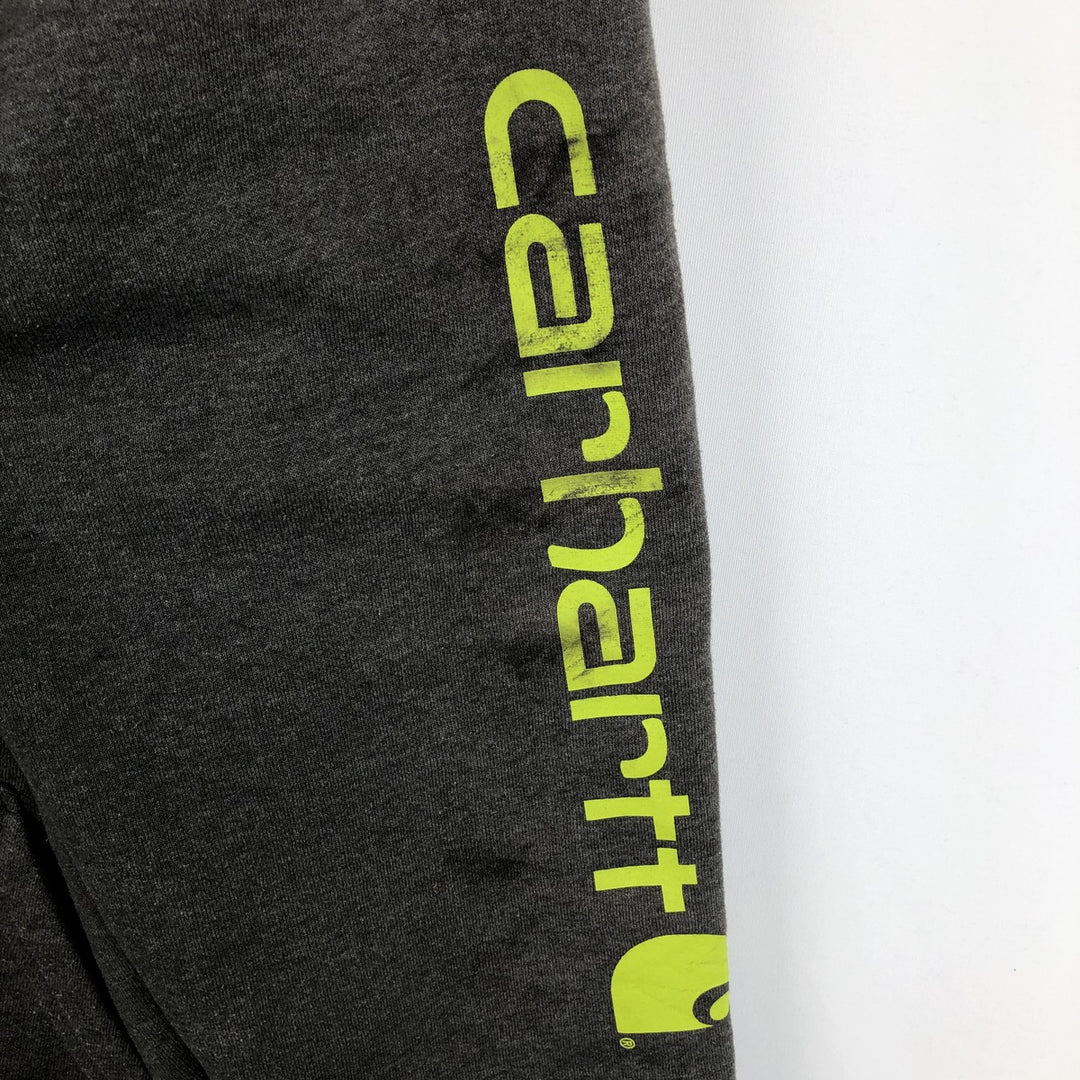 Carhartt Sweat Full Zip Hoodie Men's XXL cotton gray type Vintage Second Hand