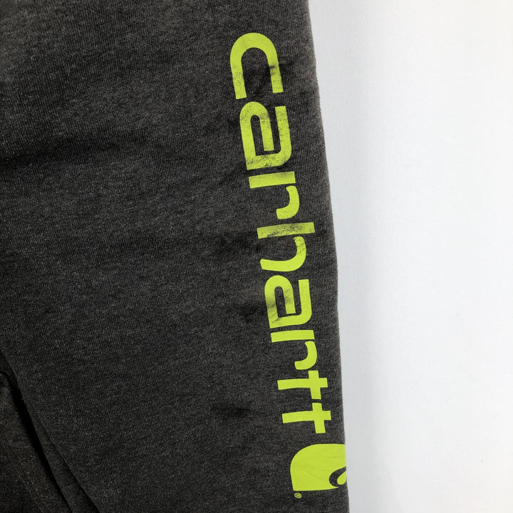 Carhartt Sweat Full Zip Hoodie Men's XXL cotton gray type Vintage Second Hand