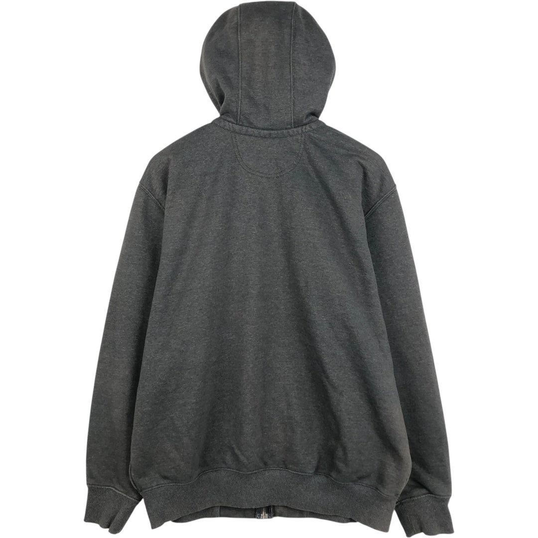 Carhartt ORIGINAL FIT Sweat Full Zip Hoodie, Men's L size cotton gray type Vintage Second Hand