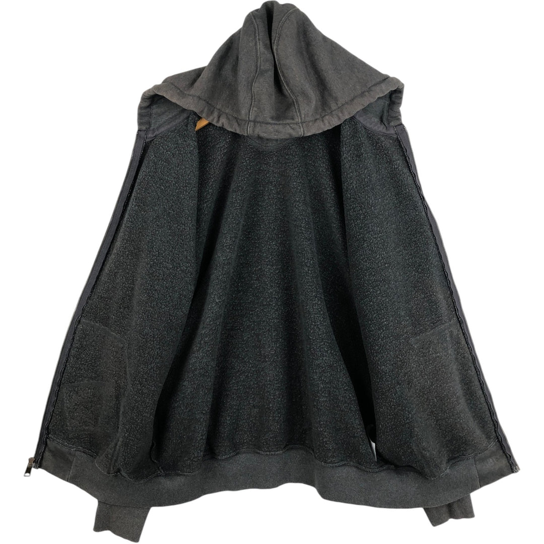 Carhartt ORIGINAL FIT Sweat Full Zip Hoodie, Men's L size cotton gray type Vintage Second Hand