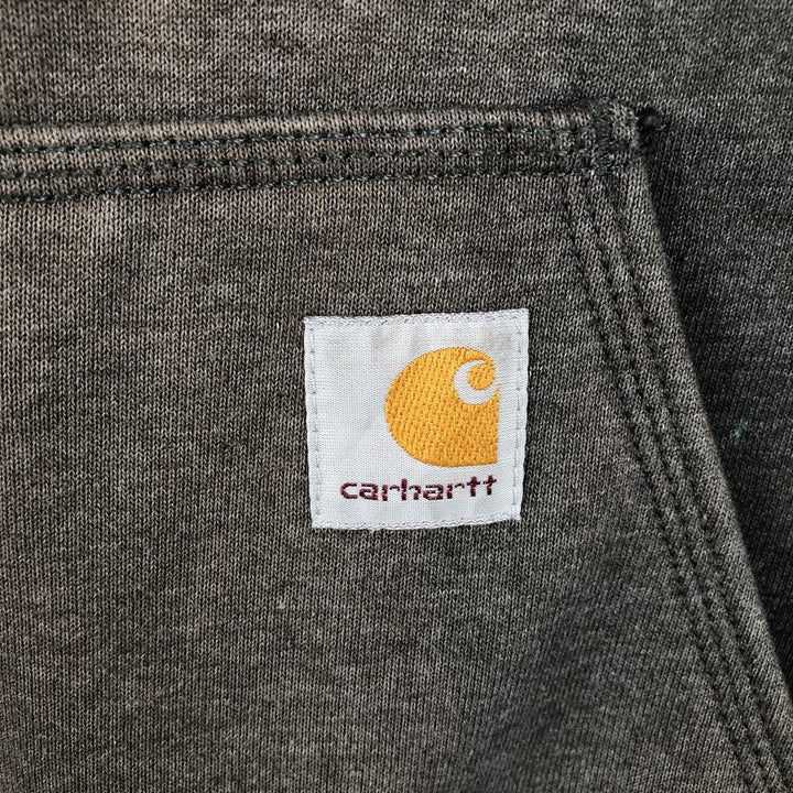 Carhartt ORIGINAL FIT Sweat Full Zip Hoodie, Men's L size cotton gray type Vintage Second Hand