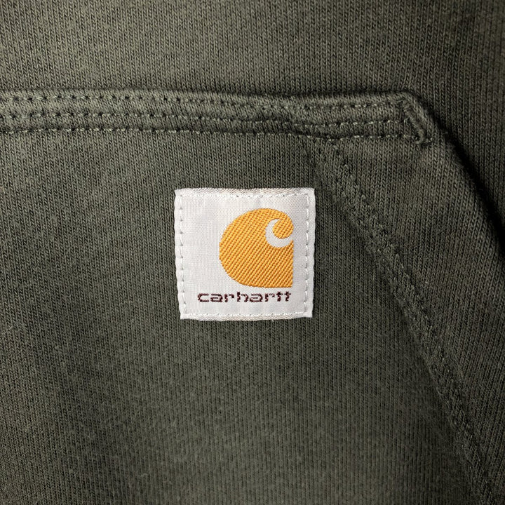 Carhartt Loose Fit Sweat Full Zip Hoodie, Men's XL cotton Charcoal Vintage Second Hand