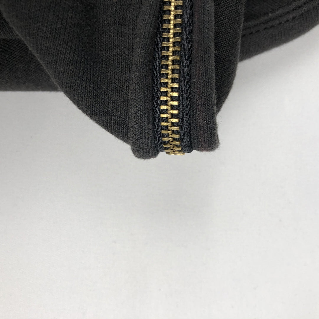 Carhartt Loose Fit Sweat Full Zip Hoodie, Men's L size cotton black type Vintage Second Hand