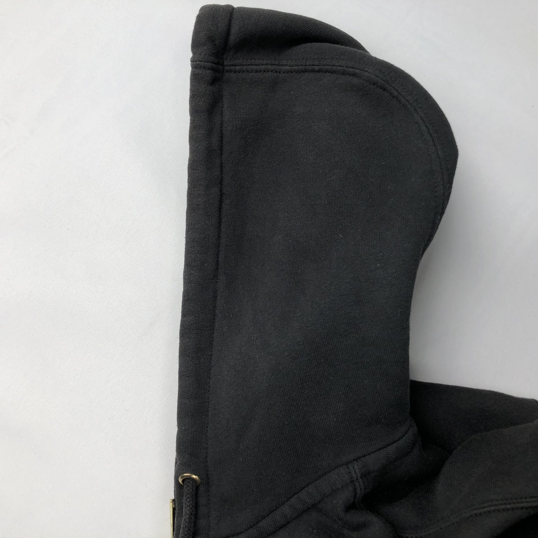 Carhartt Loose Fit Sweat Full Zip Hoodie, Men's L size cotton black type Vintage Second Hand