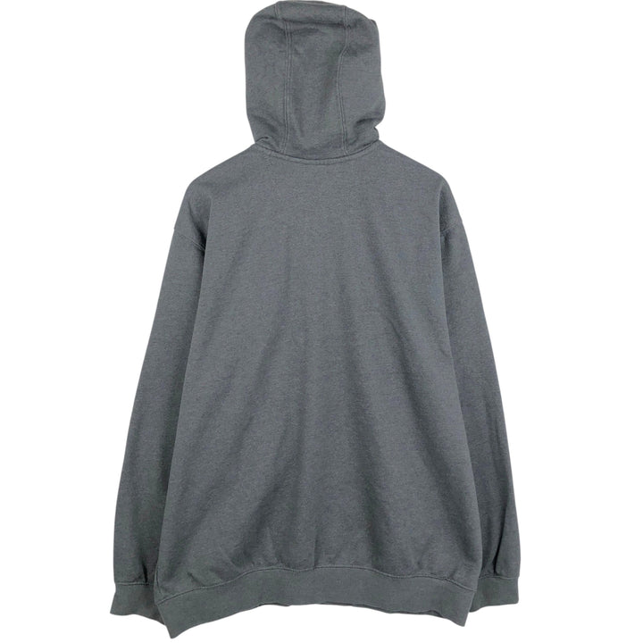 Carhartt Loose Fit Advertising Sweat Full-Zip Hoodie, Men's Size XL (approx.) cotton Charcoal Vintage Second Hand