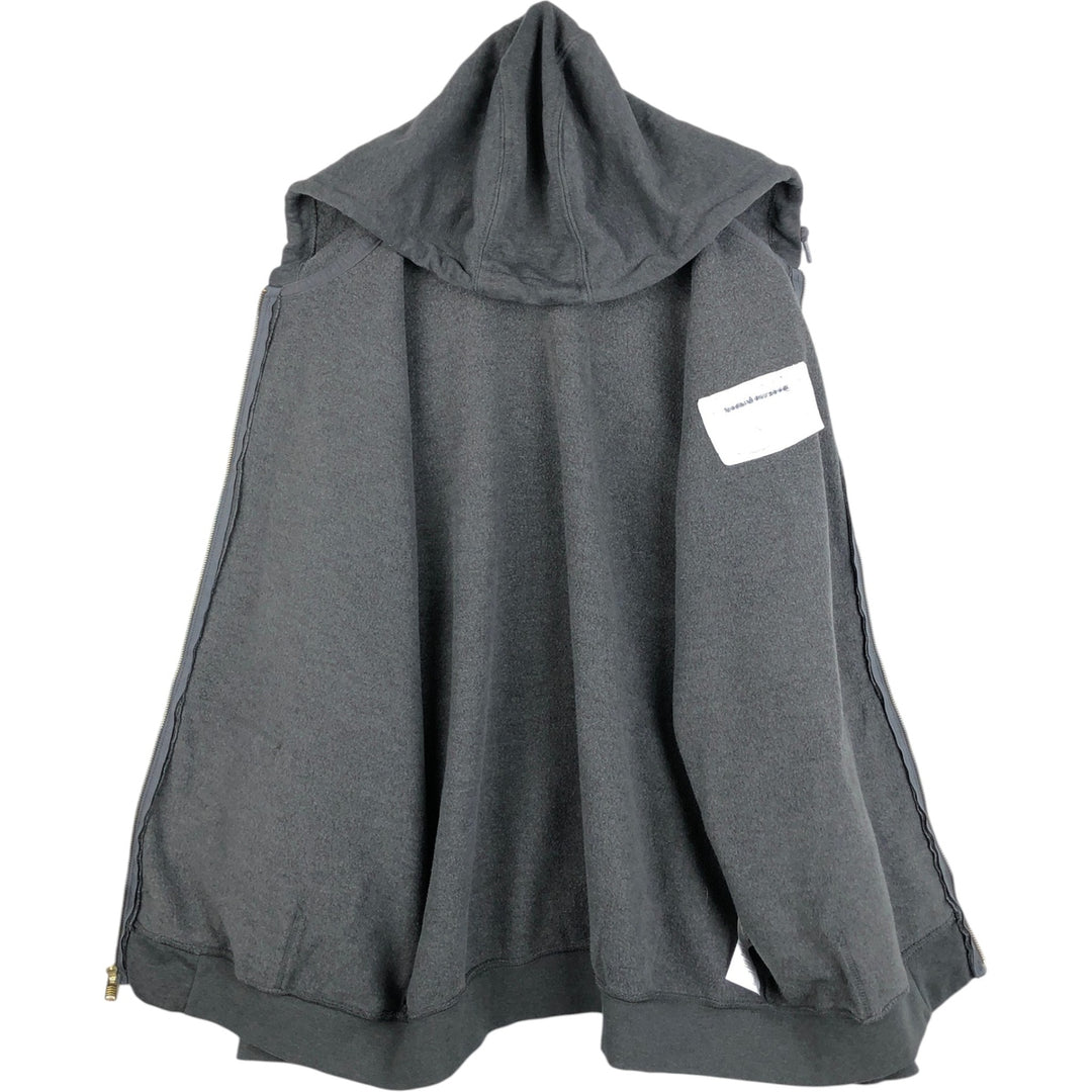 Carhartt Loose Fit Advertising Sweat Full-Zip Hoodie, Men's Size XL (approx.) cotton Charcoal Vintage Second Hand