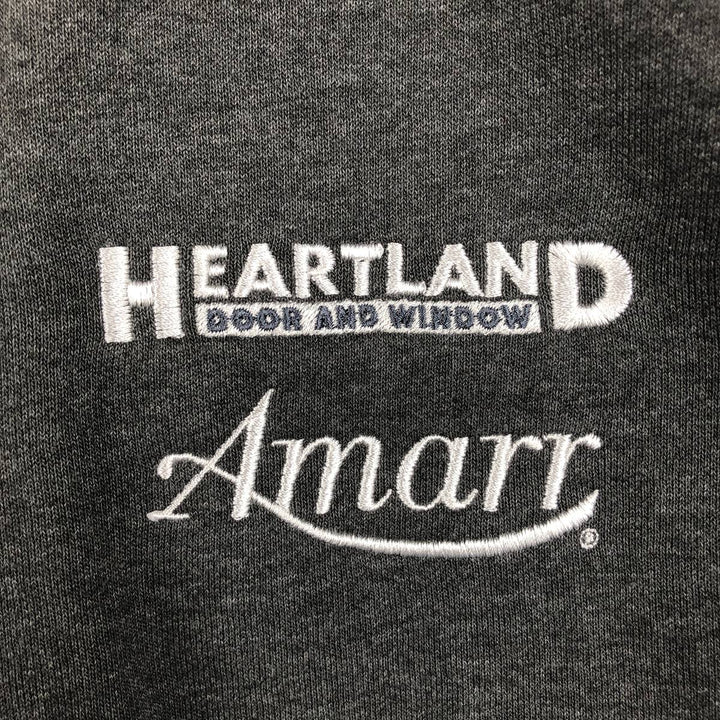 Carhartt Loose Fit Advertising Sweat Full-Zip Hoodie, Men's Size XL (approx.) cotton Charcoal Vintage Second Hand