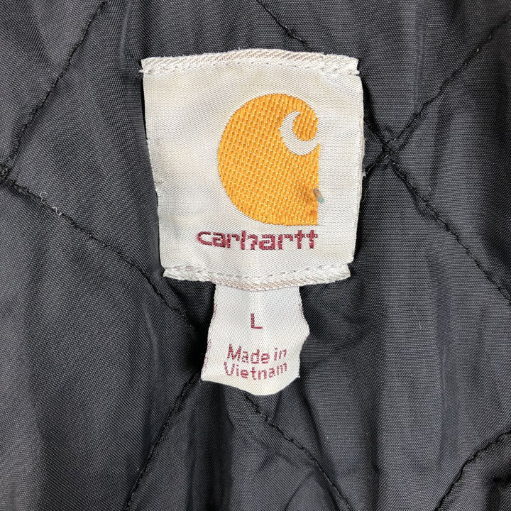 Carhartt Sweat Full Zip Hoodie Men's L size cotton Charcoal Vintage Second Hand