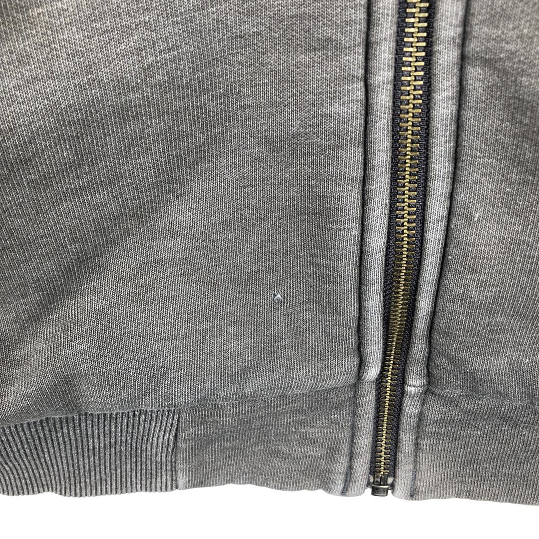 Carhartt Sweat Full Zip Hoodie Men's L size cotton Charcoal Vintage Second Hand