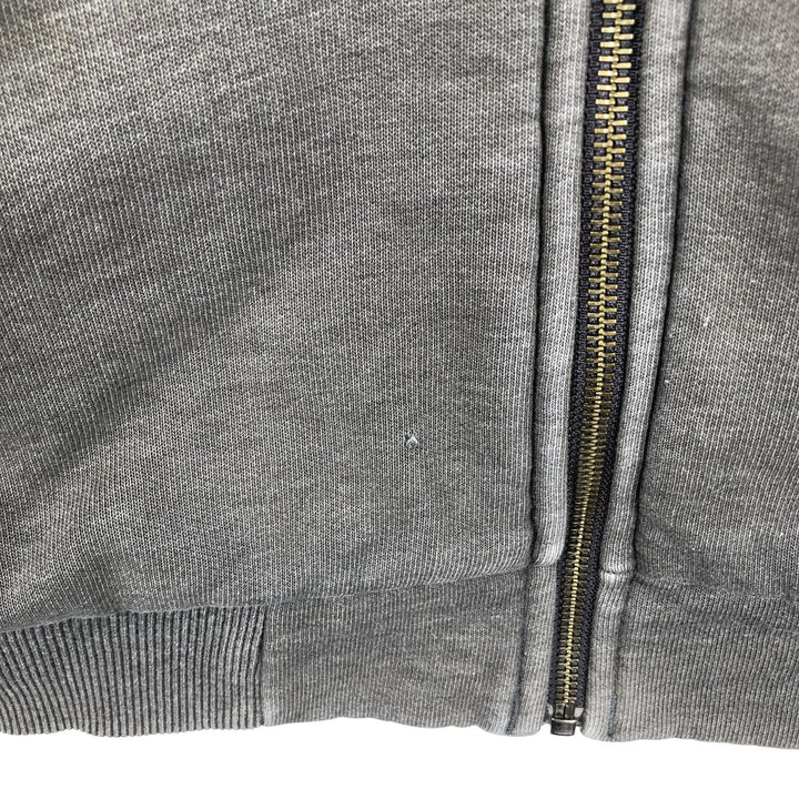 Carhartt Sweat Full Zip Hoodie Men's L size cotton Charcoal Vintage Second Hand