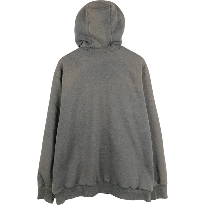 Carhartt Sweat Full Zip Hoodie Men's XL cotton Charcoal Vintage Second Hand