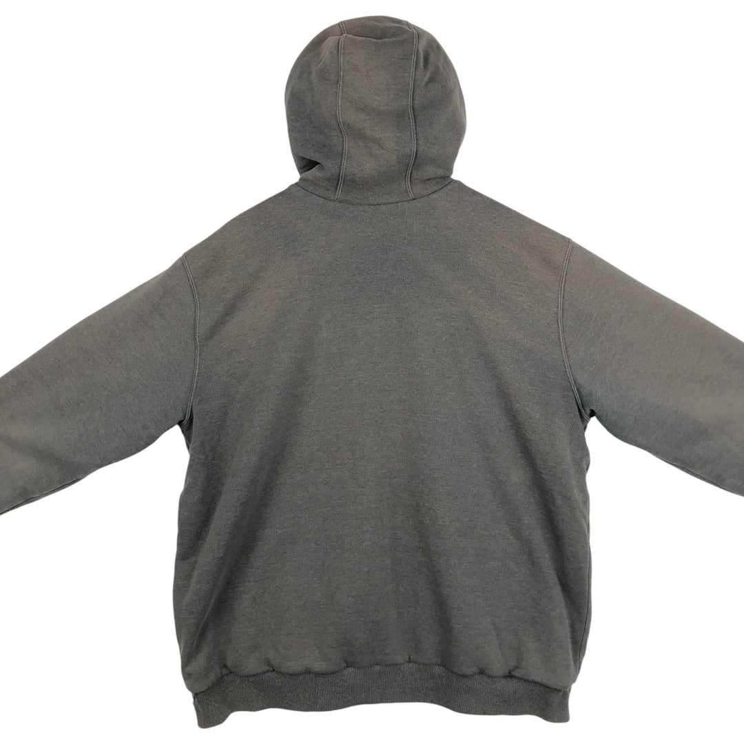 Carhartt Sweat Full Zip Hoodie Men's XL cotton Charcoal Vintage Second Hand