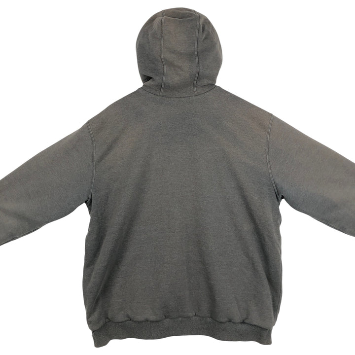 Carhartt Sweat Full Zip Hoodie Men's XL cotton Charcoal Vintage Second Hand