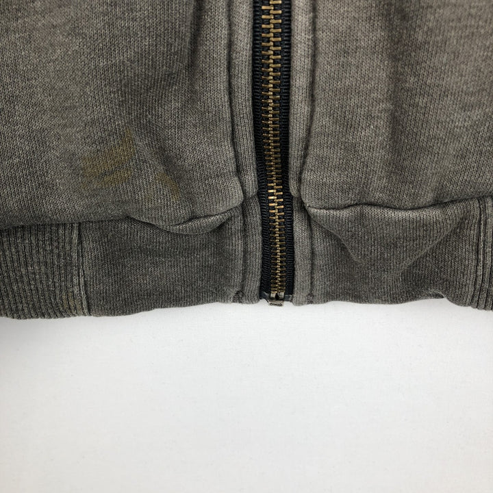 Carhartt Sweat Full Zip Hoodie Men's XL cotton Charcoal Vintage Second Hand