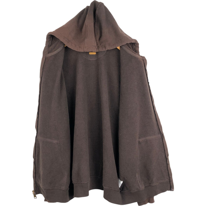 Carhartt ORIGINAL FIT Painted Sweat Full-Zip Hoodie, Men's Size L (approx.) cotton brown type Vintage Second Hand