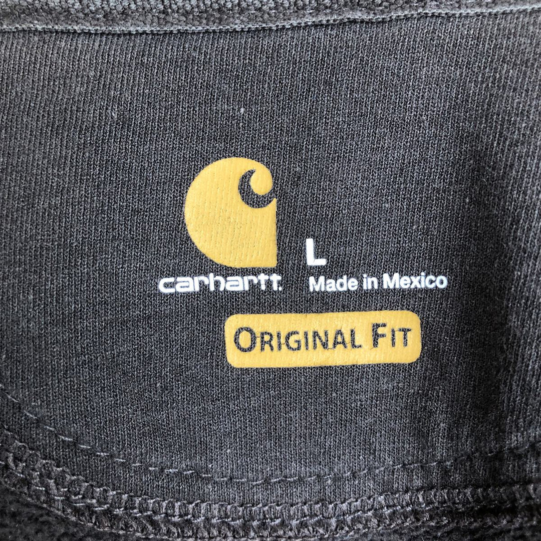Carhartt ORIGINAL FIT Painted Sweat Full-Zip Hoodie, Men's Size L (approx.) cotton brown type Vintage Second Hand