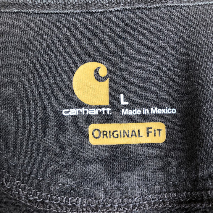 Carhartt ORIGINAL FIT Painted Sweat Full-Zip Hoodie, Men's Size L (approx.) cotton brown type Vintage Second Hand