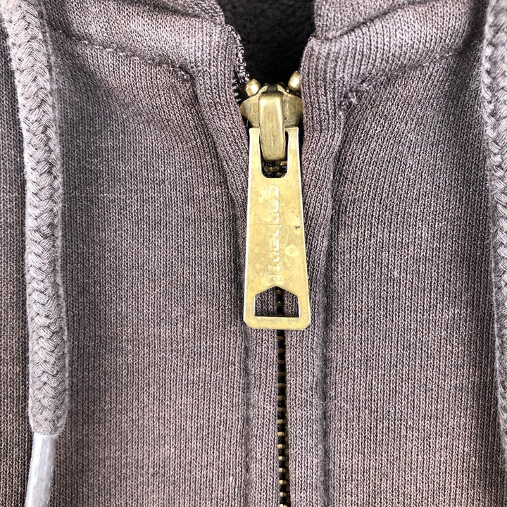 Carhartt ORIGINAL FIT Painted Sweat Full-Zip Hoodie, Men's Size L (approx.) cotton brown type Vintage Second Hand