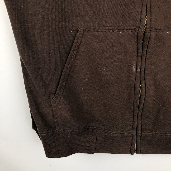 Carhartt ORIGINAL FIT Painted Sweat Full-Zip Hoodie, Men's Size L (approx.) cotton brown type Vintage Second Hand