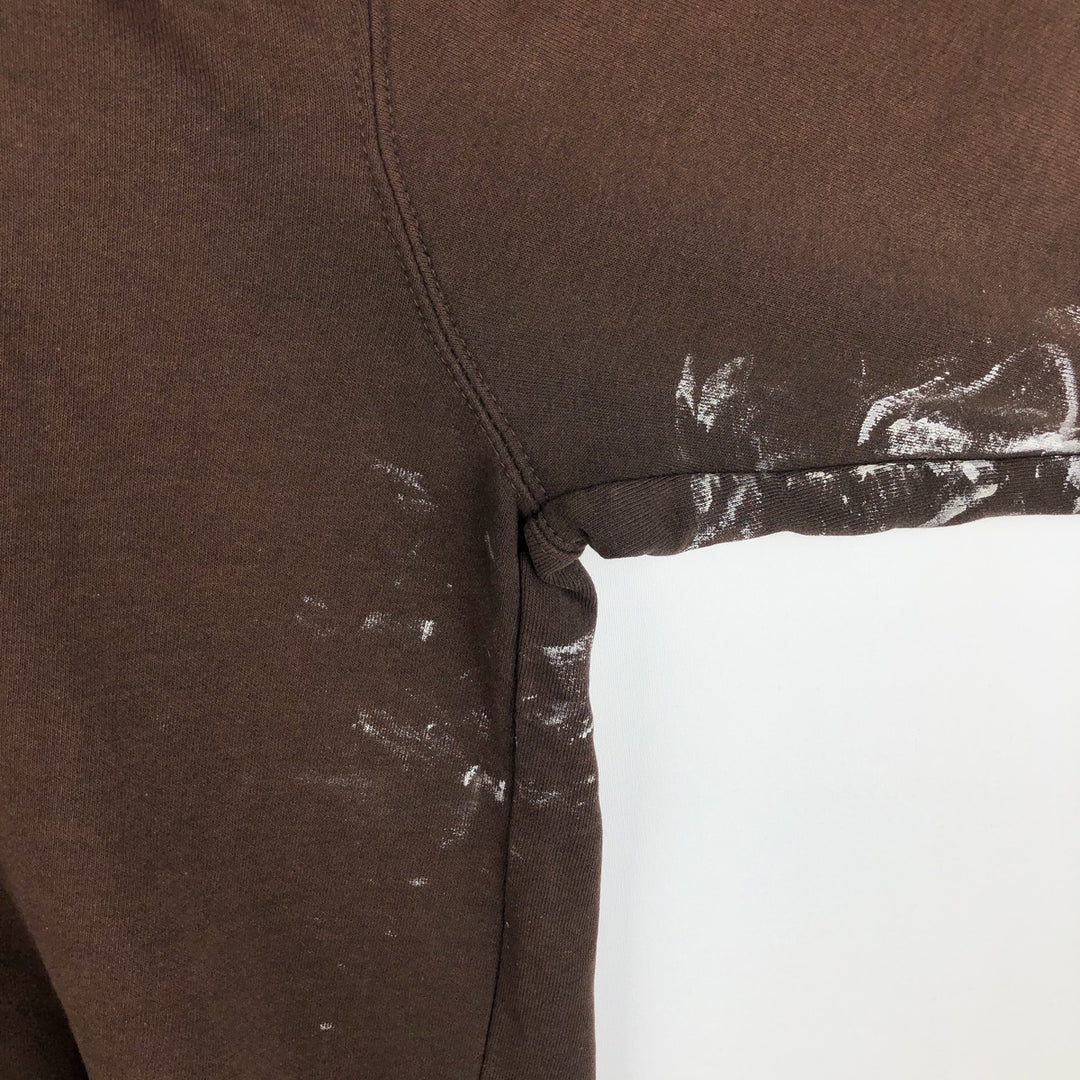 Carhartt ORIGINAL FIT Painted Sweat Full-Zip Hoodie, Men's Size L (approx.) cotton brown type Vintage Second Hand