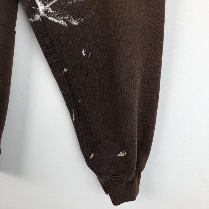Carhartt ORIGINAL FIT Painted Sweat Full-Zip Hoodie, Men's Size L (approx.) cotton brown type Vintage Second Hand