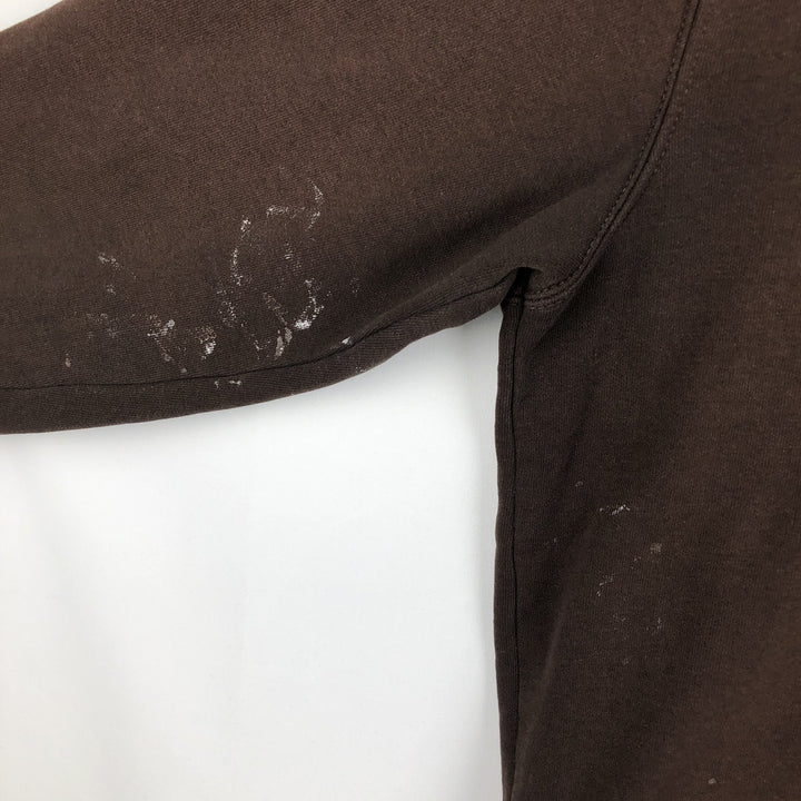 Carhartt ORIGINAL FIT Painted Sweat Full-Zip Hoodie, Men's Size L (approx.) cotton brown type Vintage Second Hand