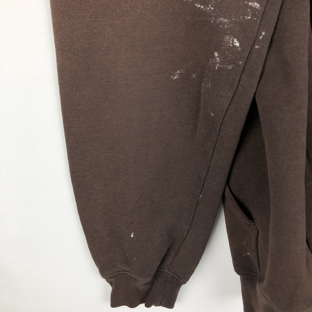 Carhartt ORIGINAL FIT Painted Sweat Full-Zip Hoodie, Men's Size L (approx.) cotton brown type Vintage Second Hand