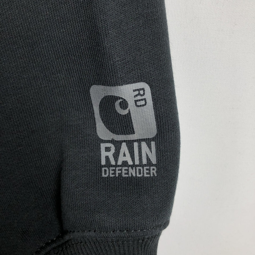 Carhartt ORIGINAL FIT Sweat Full Zip Hoodie, Men's L size cotton black type Vintage Second Hand